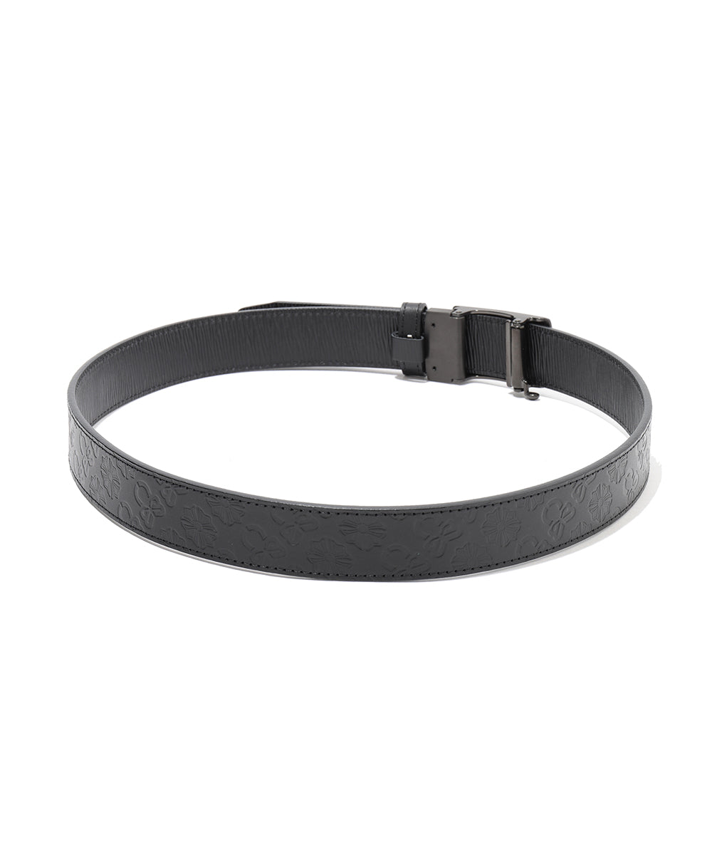 Insignia Emblem Leather Belt