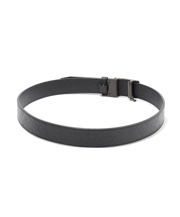 Insignia Emblem Leather Belt