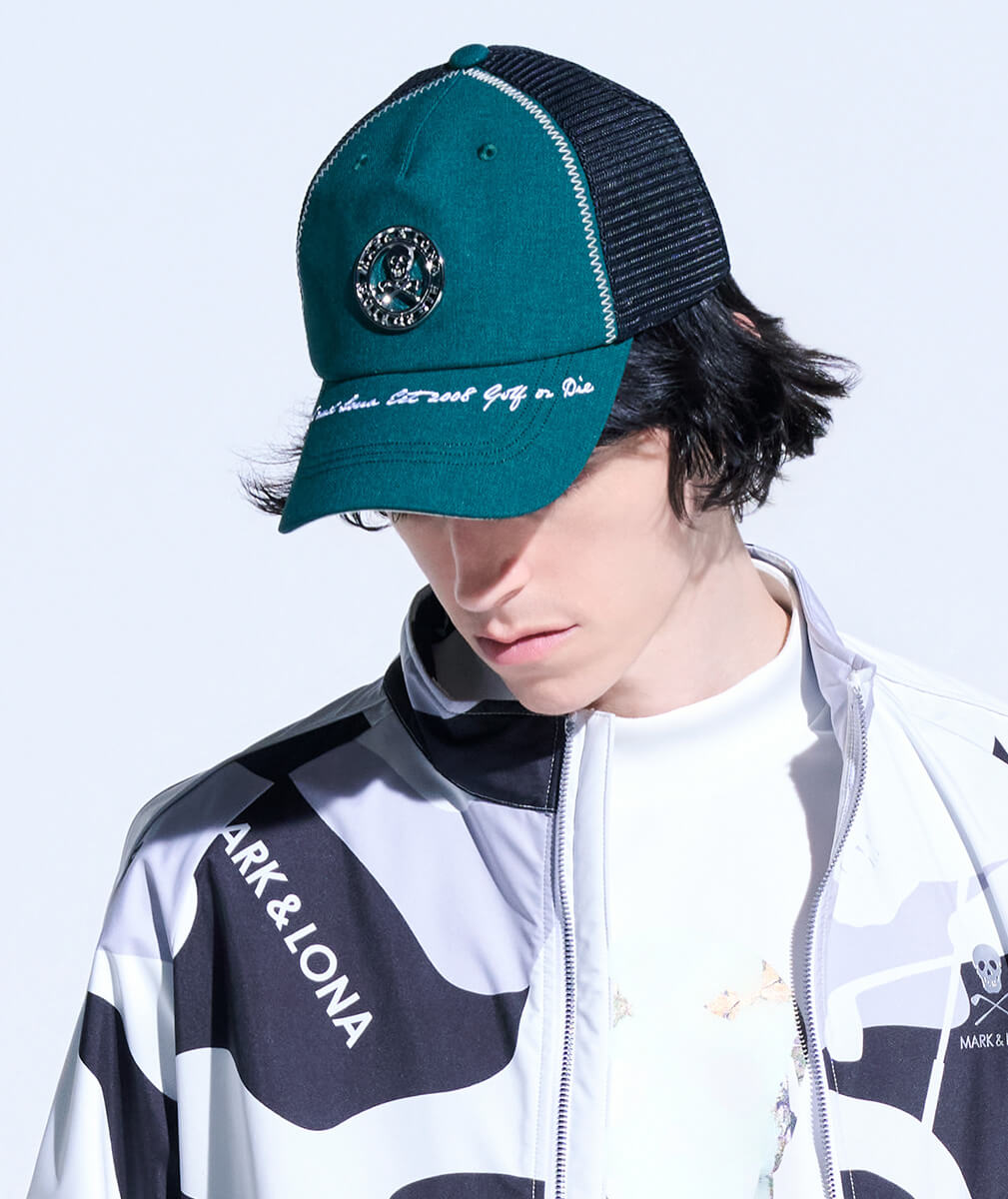 Chrome Skull Mesh Cap | MEN and WOMEN
