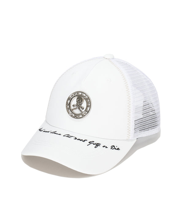 Chrome Skull Mesh Cap | MEN and WOMEN