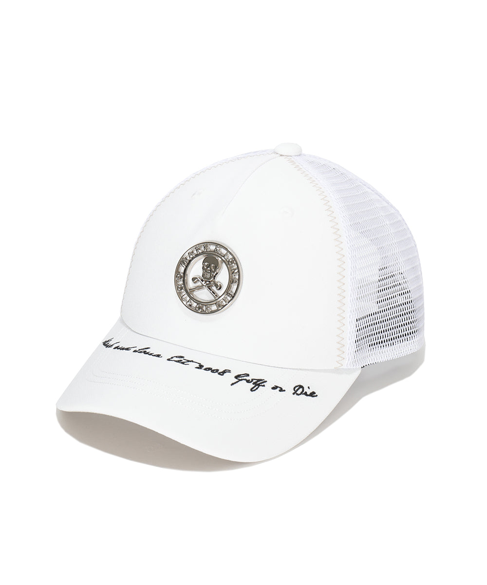 Chrome Skull Mesh Cap | MEN and WOMEN