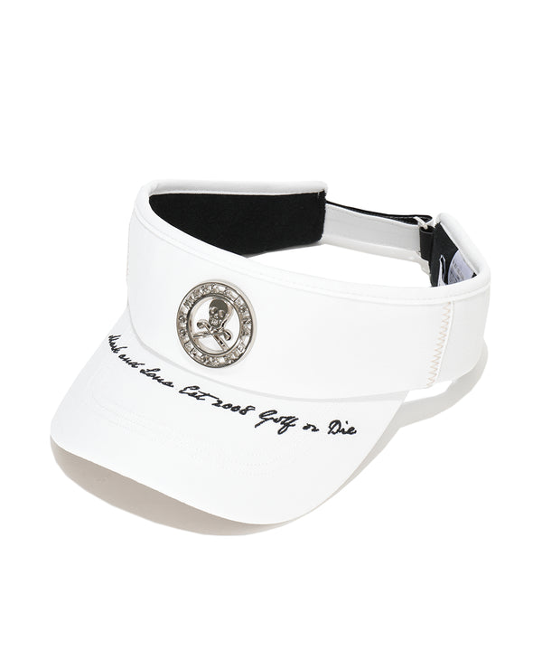 Chrome Skull Visor | MEN and WOMEN