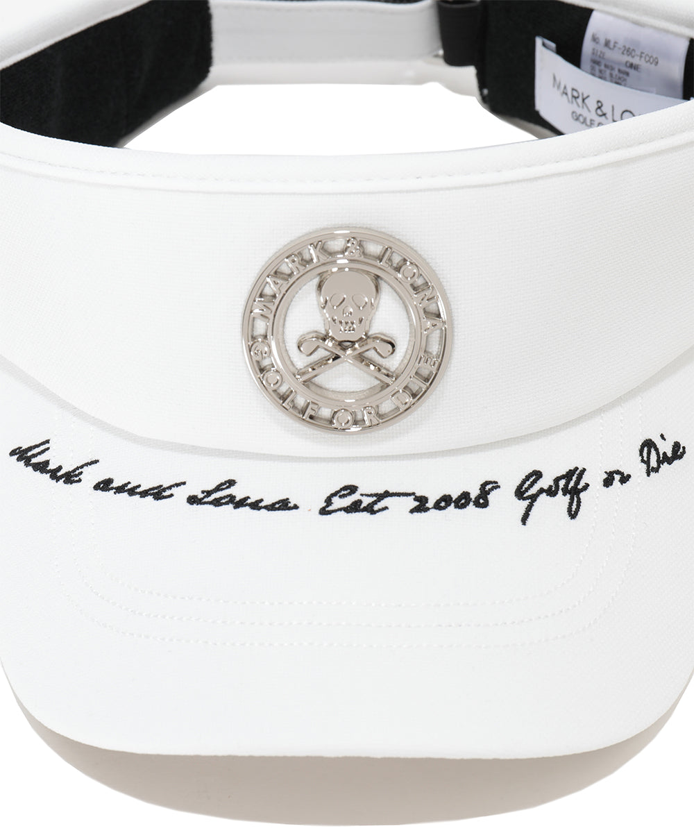 Chrome Skull Visor | MEN and WOMEN