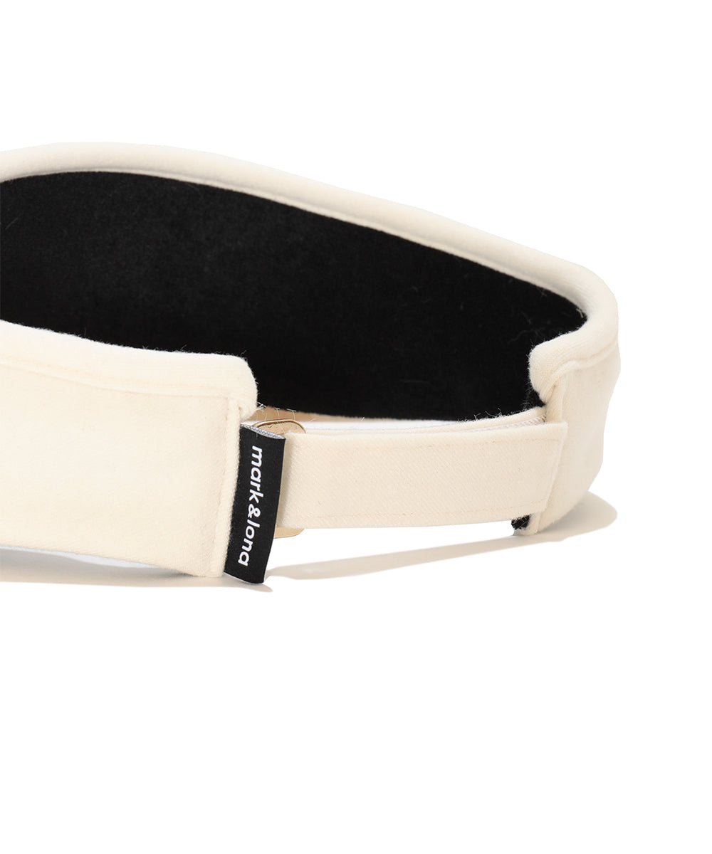 Fleur Fur Ribbon Visor | MEN and WOMEN
