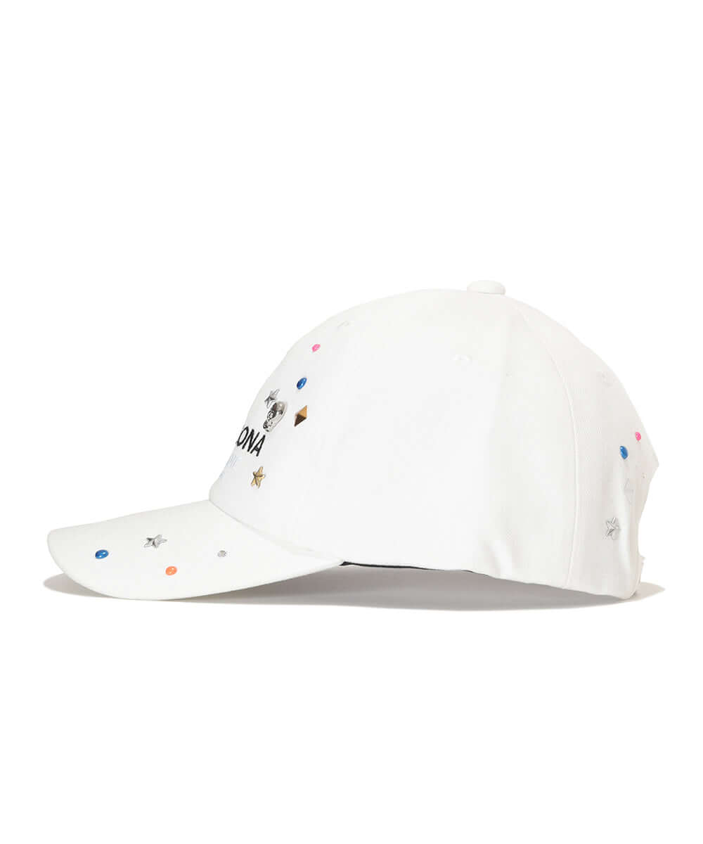 ML Crystal Embellished Six-Panel Cap | MEN and WOMEN
