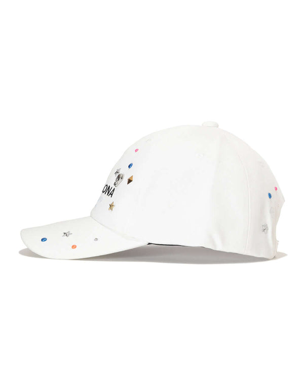 ML Crystal Embellished Six-Panel Cap | MEN and WOMEN