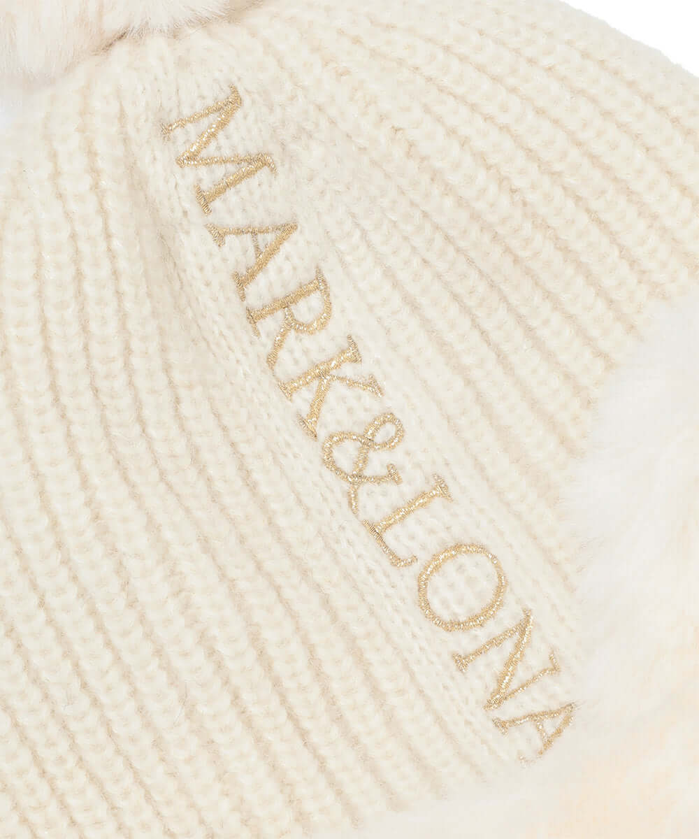Jennie Fur Knit Cap | WOMEN
