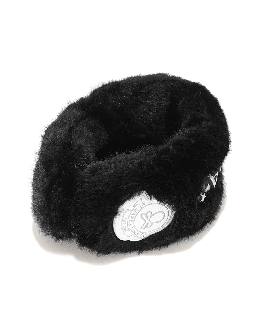 Svastika Fur Earmuffs | MEN and WOMEN