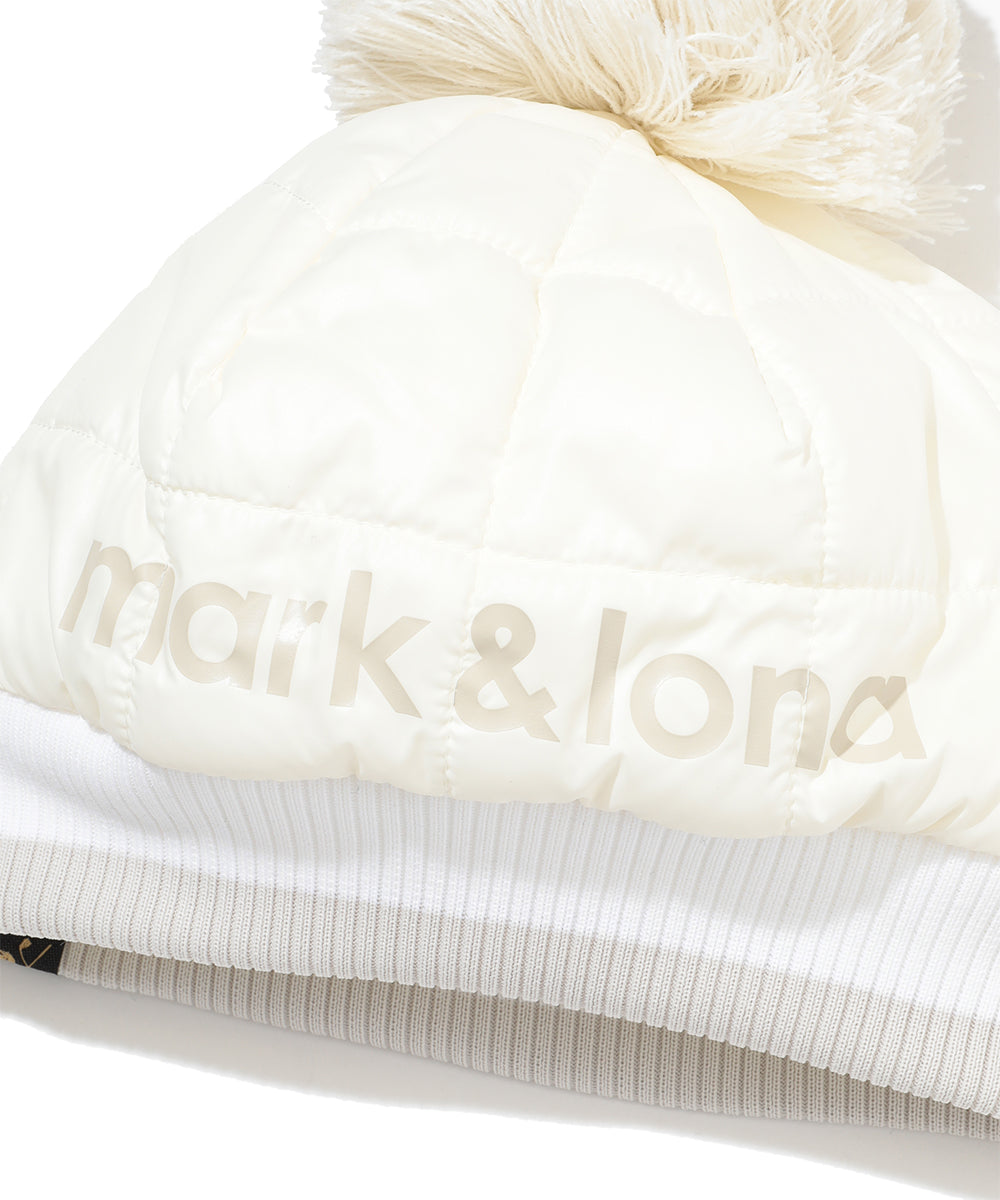 Frame Quilted Pom Cap | MEN and WOMEN