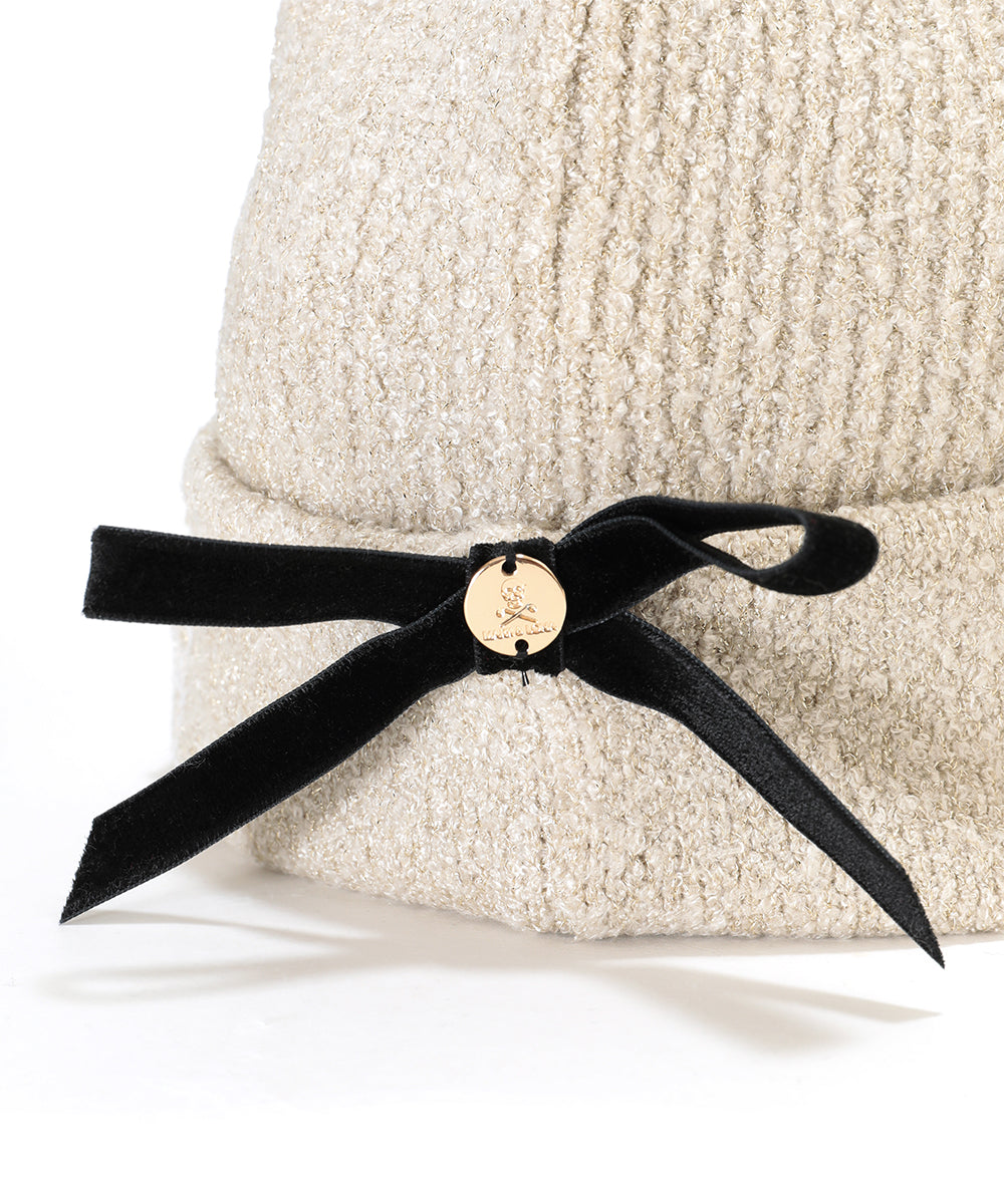 Scope Pom Visor Beanie | WOMEN