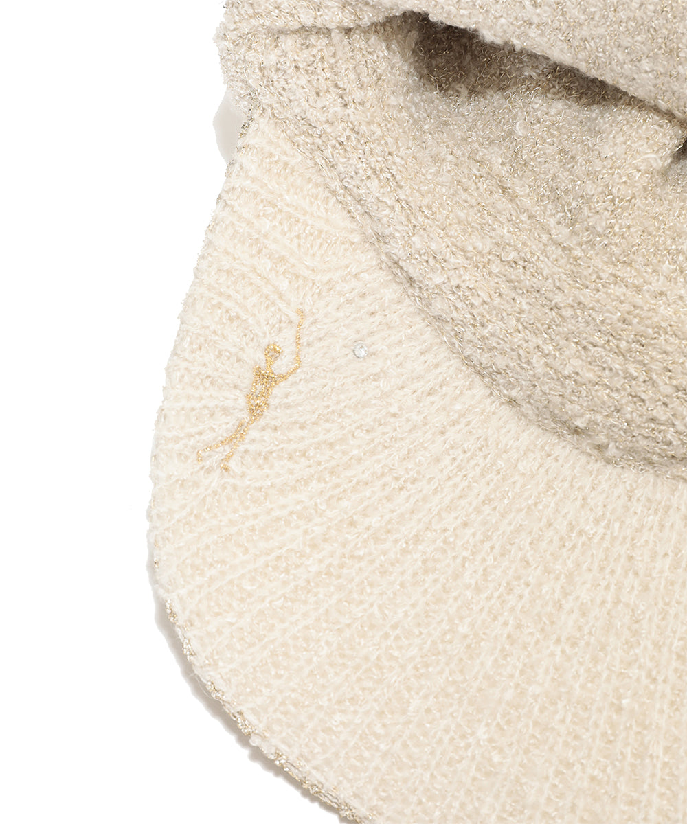 Scope Pom Visor Beanie | WOMEN