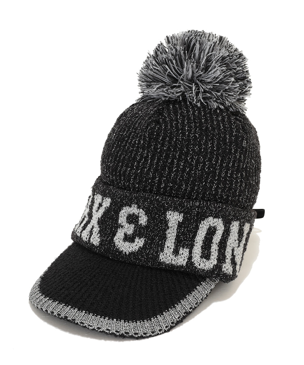 Scope Pom Visor Beanie | WOMEN
