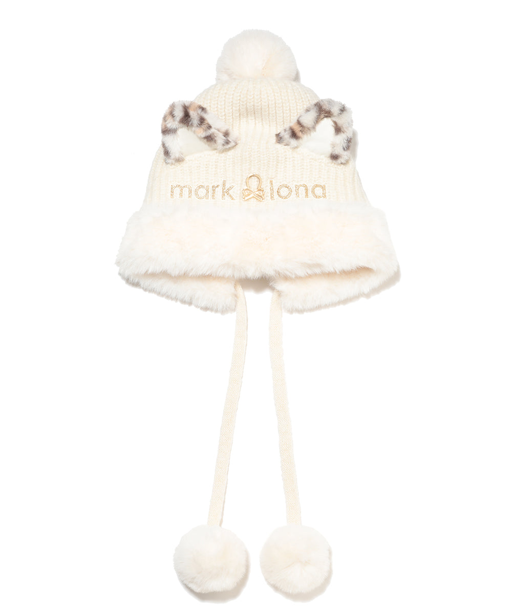 Furry Cat Leopard Beanie