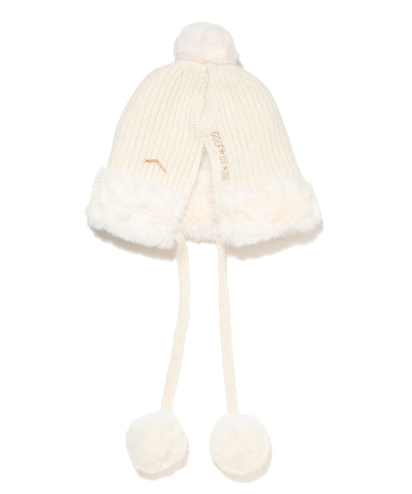 Furry Cat Leopard Beanie