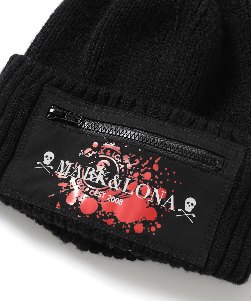 Hall of Mirrors Zip Pocket Beanie