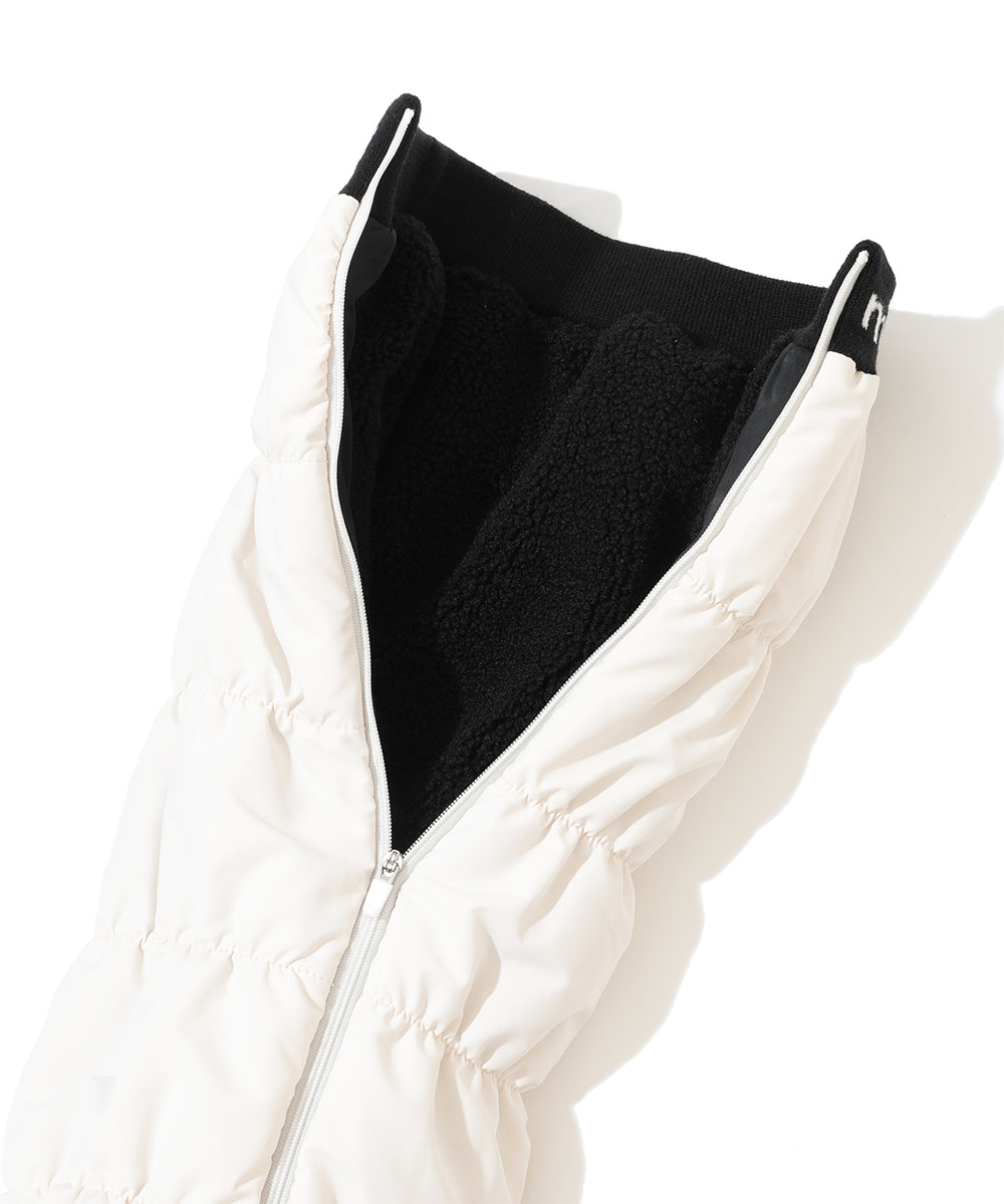 Node Puffy Zip On Leg Warmers | MEN and WOMEN