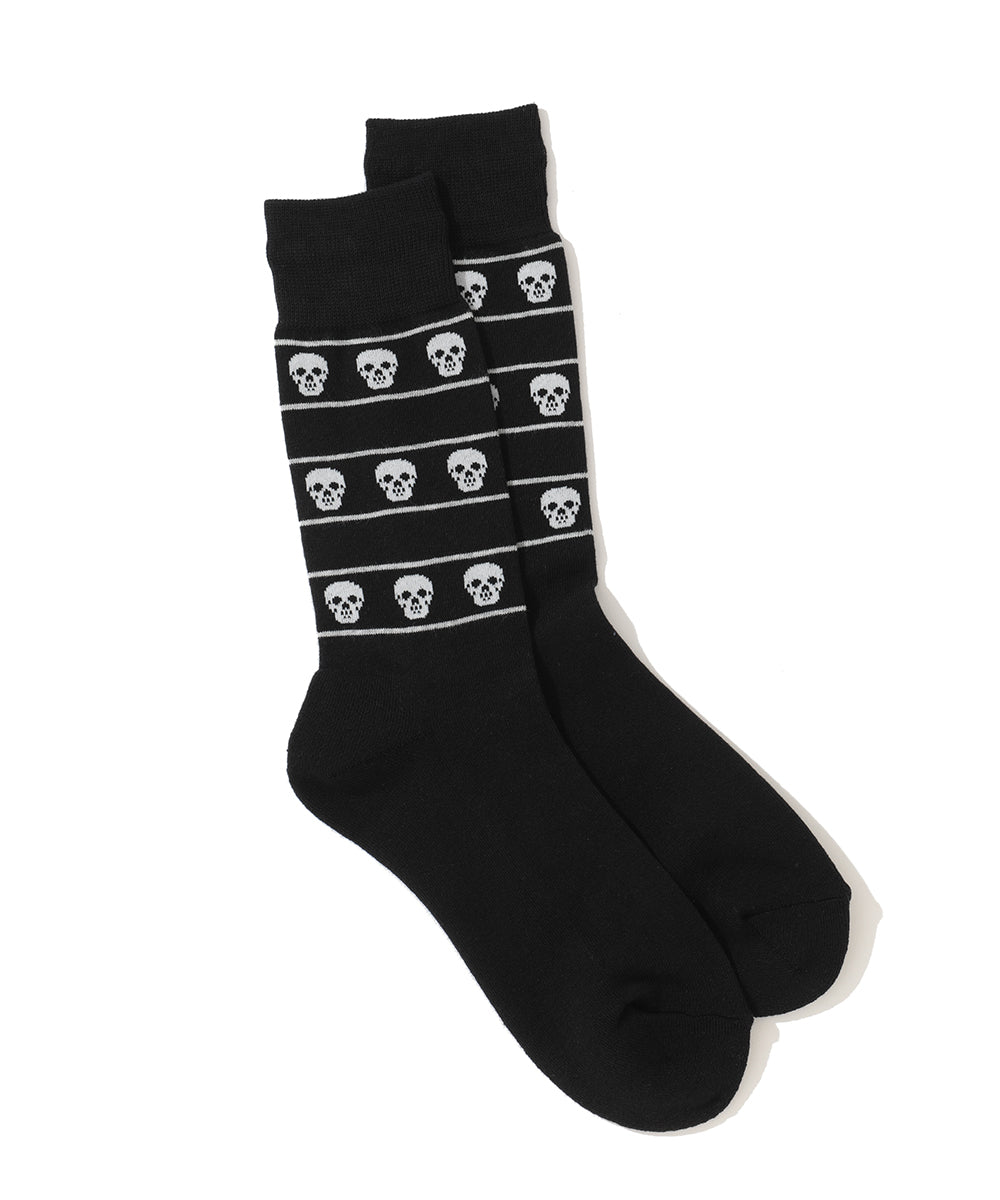 Eternal Skull Border Socks | MEN
