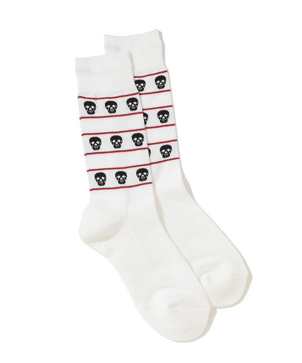 Eternal Skull Border Socks | MEN