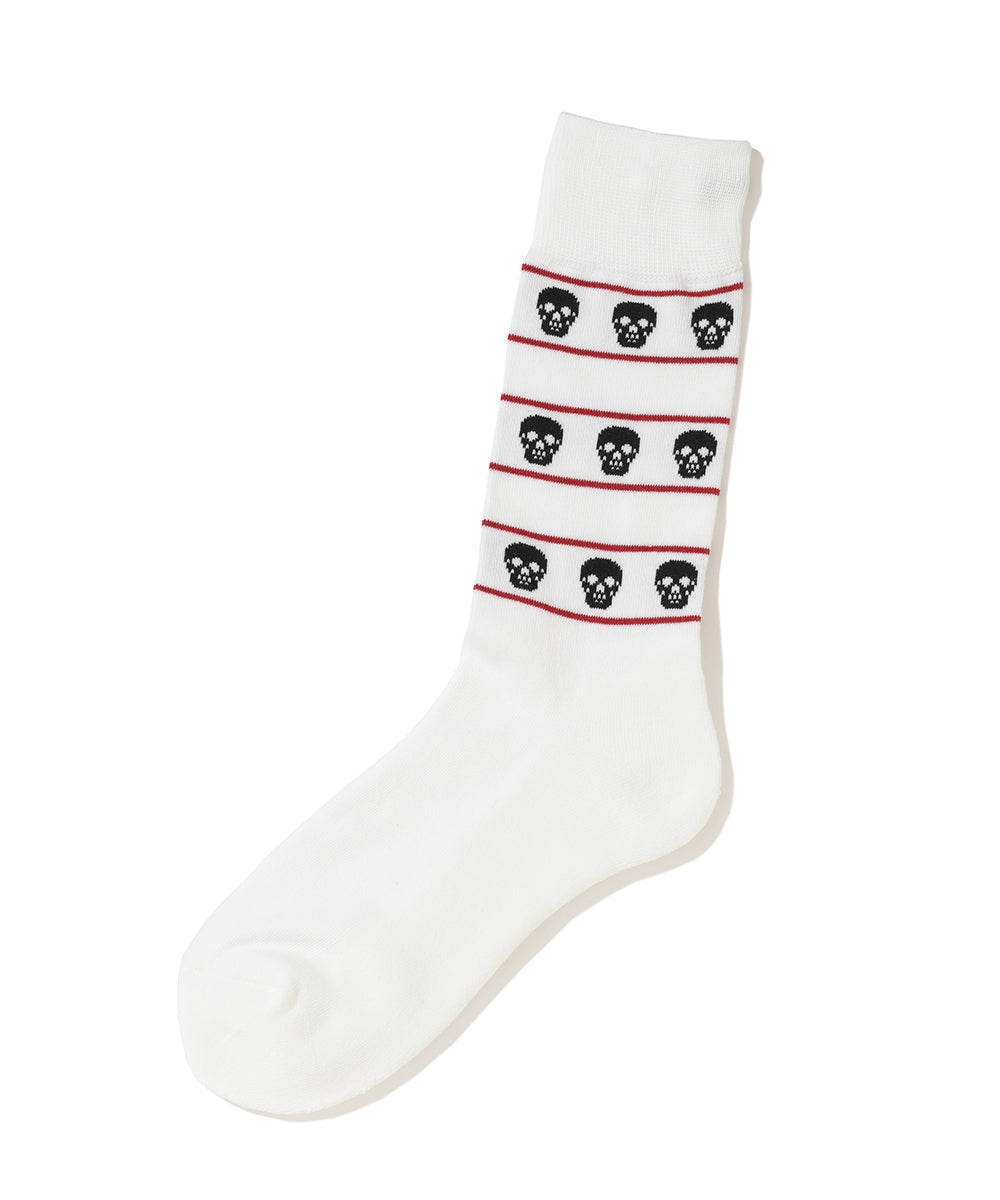 Eternal Skull Border Socks | MEN