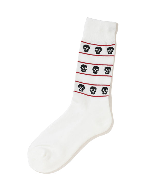 Eternal Skull Border Socks | MEN