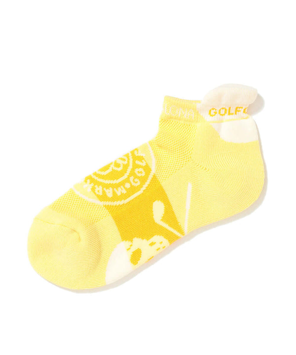 Mirror Skull Ankle Socks | WOMEN