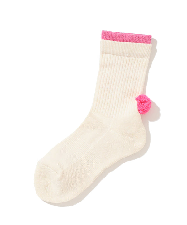 PomCharm Gradient Crew Socks | WOMEN