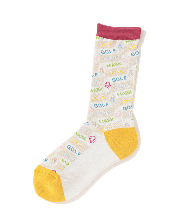 Dépêche Color Block Crew Socks | WOMEN