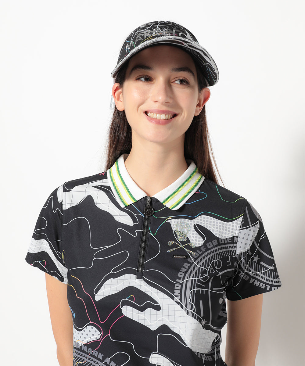 Axon Camo Wide Brim Visor | WOMEN