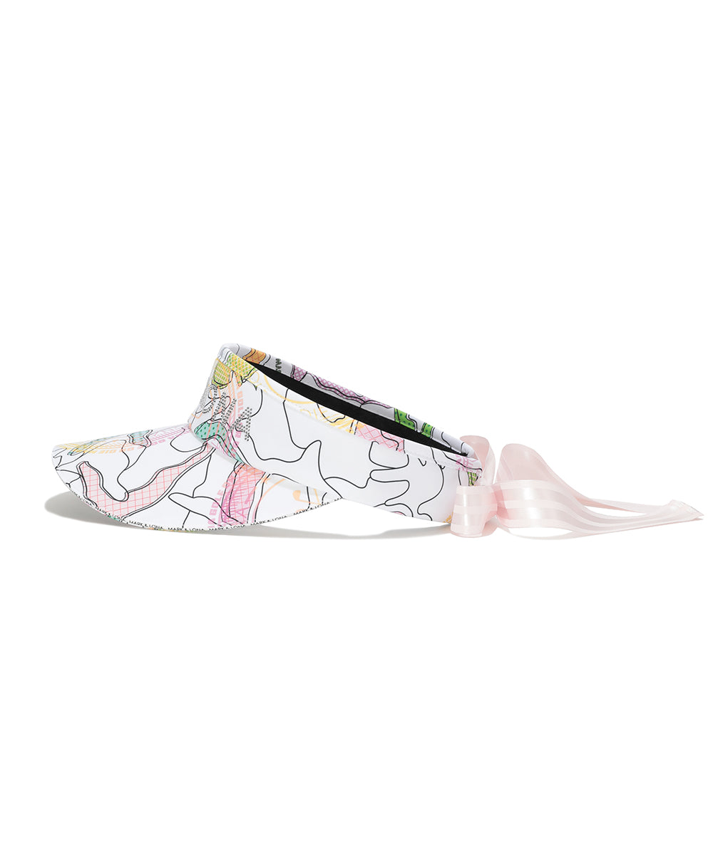 Axon Camo Wide Brim Visor | WOMEN