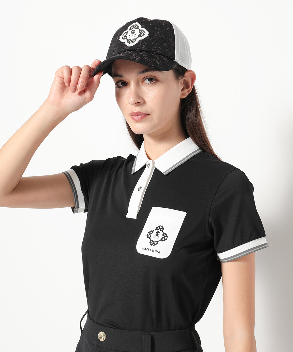 Stela Monogram Stitch Mesh Cap | MEN and WOMEN