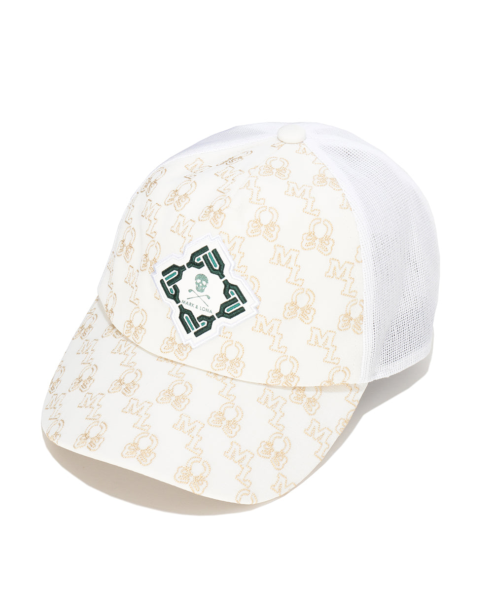 Stela Monogram Stitch Mesh Cap | MEN and WOMEN