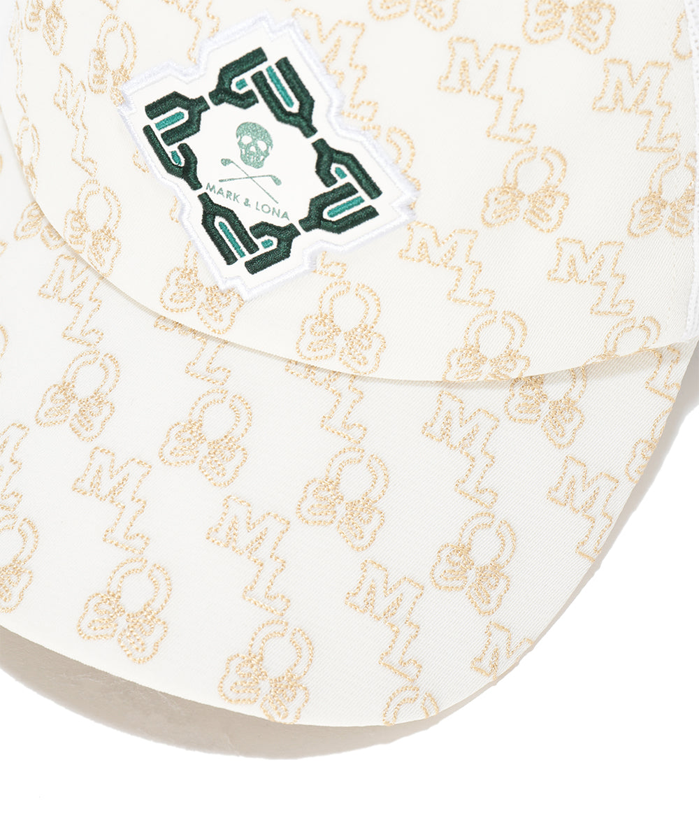 Stela Monogram Stitch Mesh Cap | MEN and WOMEN