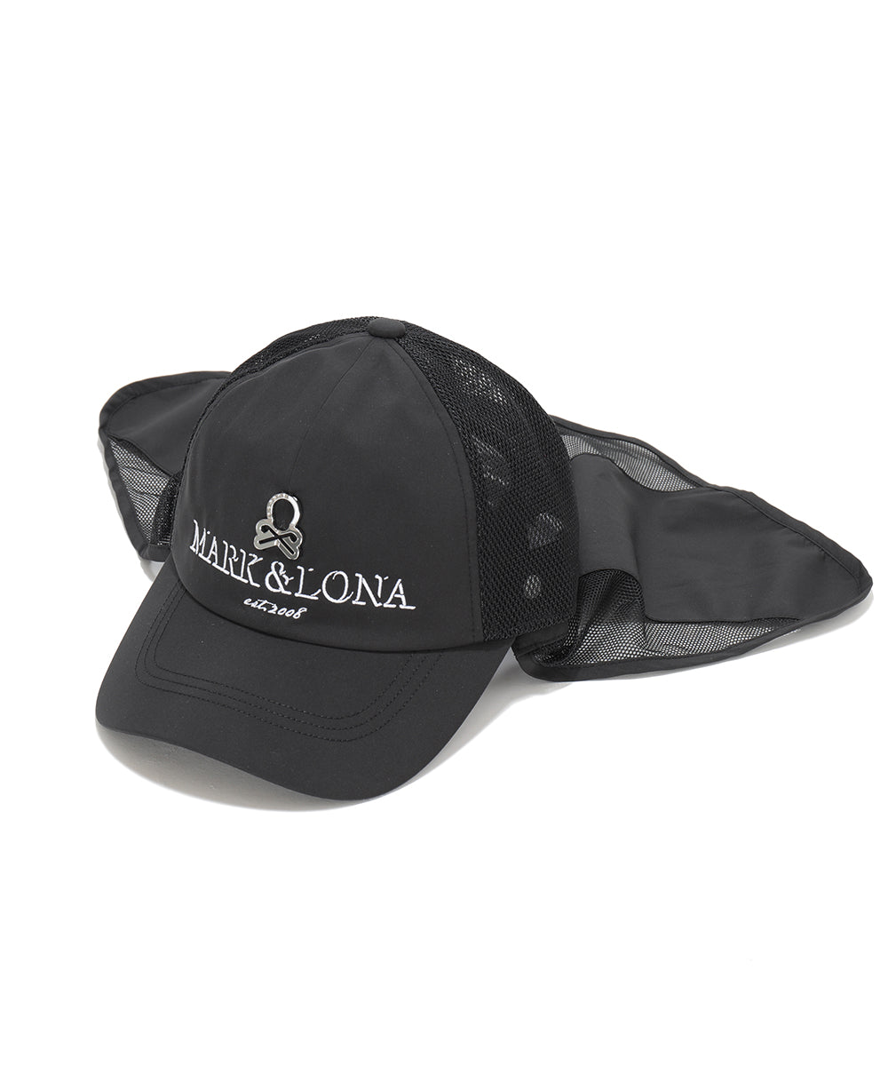 希少　MARK & LONA ブラックキャップ ジッパー付き Choroma Icon Sun Shield Cap | MEN and WOMEN