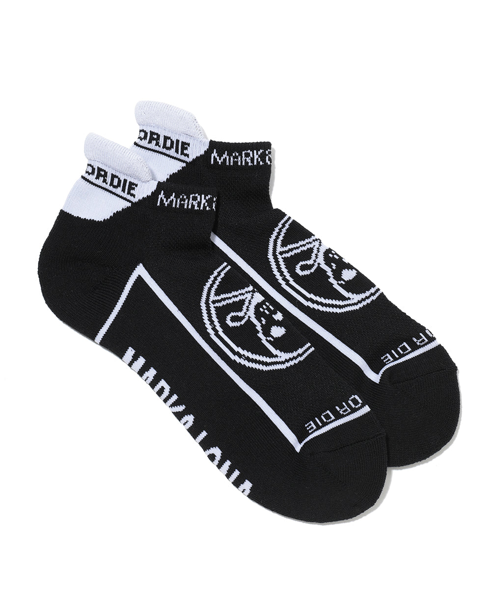 Round Skull Athletic Low Socks | MEN