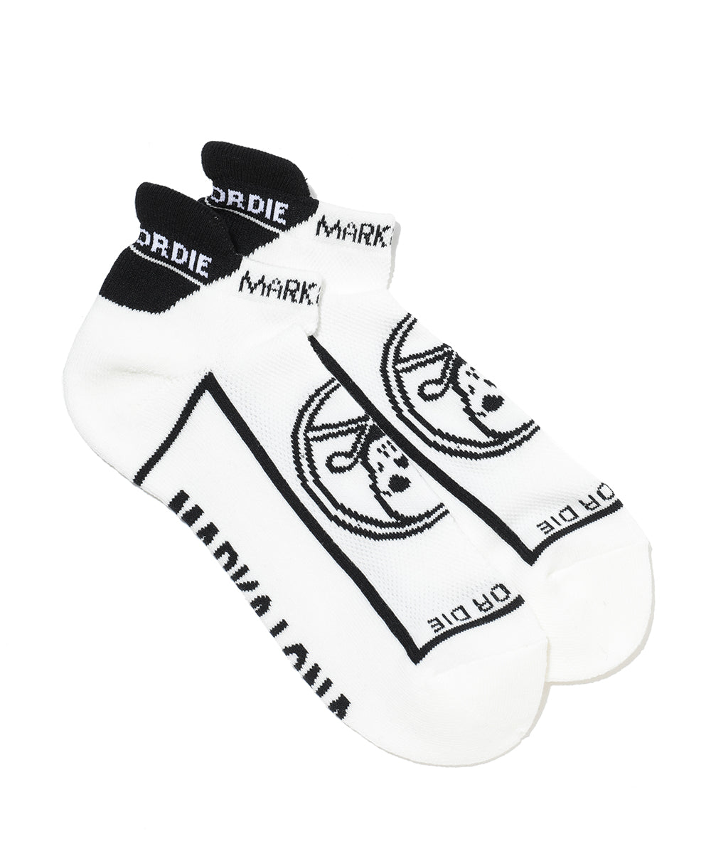 Round Skull Athletic Low Socks | MEN
