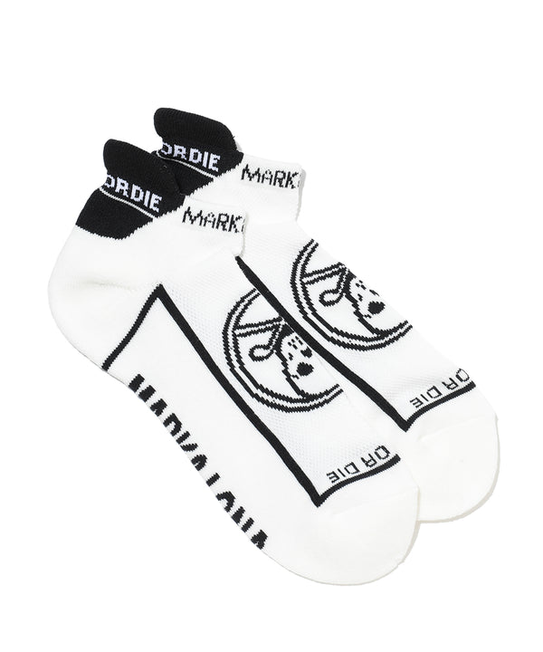 Round Skull Athletic Low Socks | MEN