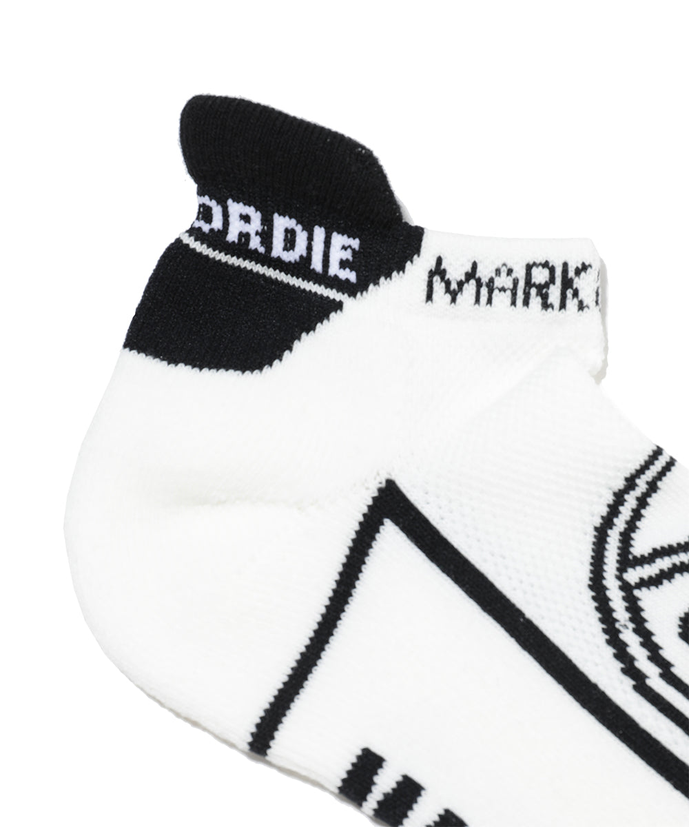 Round Skull Athletic Low Socks | MEN