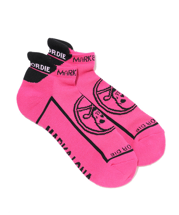 Round Skull Athletic Low Socks | MEN