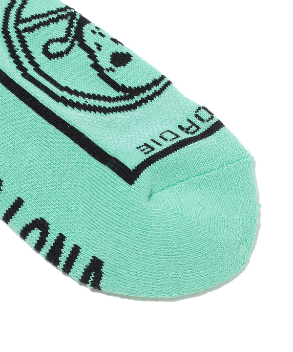 Round Skull Athletic Low Socks | WOMEN