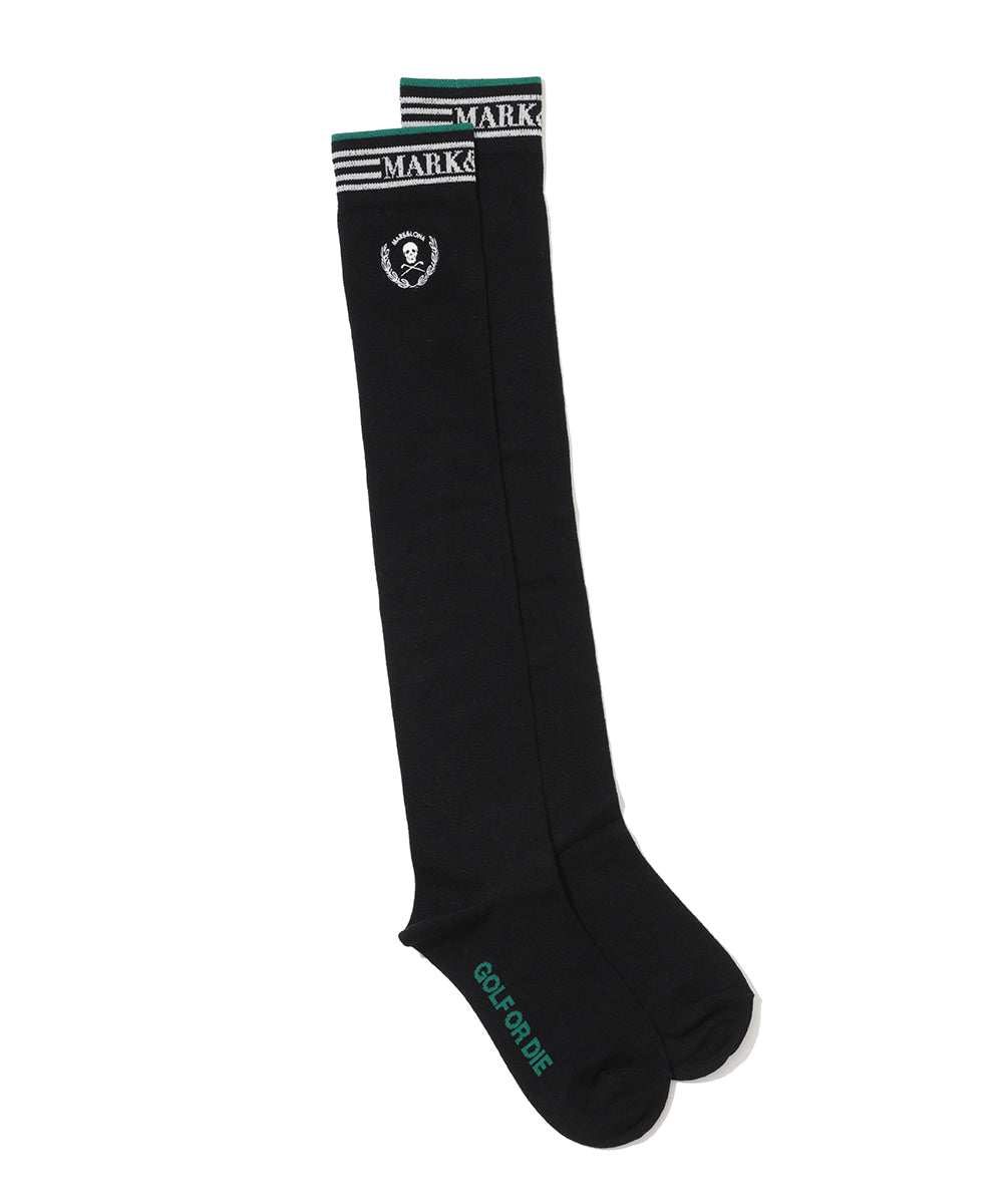 Laurel Skull Over-Knee Socks | WOMEN