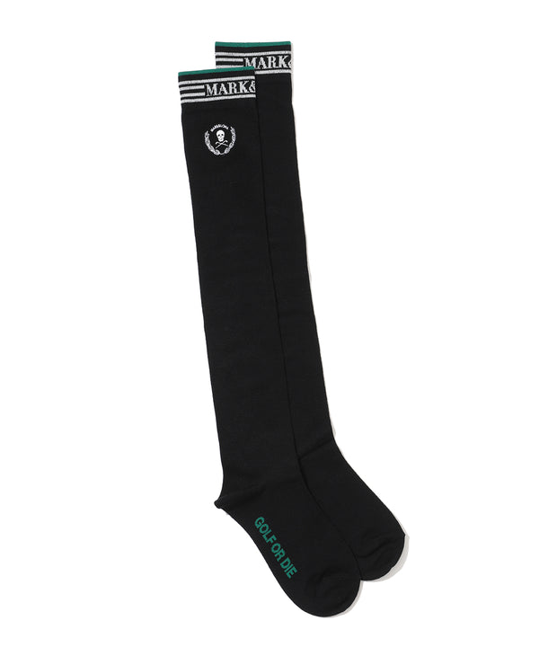 Laurel Skull Over-Knee Socks | WOMEN