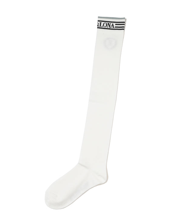 Laurel Skull Over-Knee Socks | WOMEN