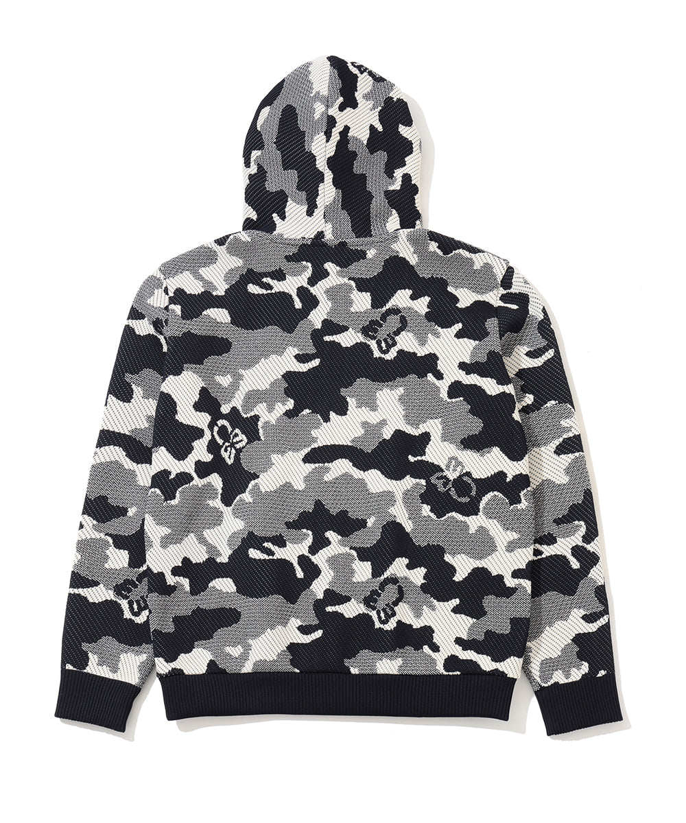 Mercury Camo Jacquard Knit Hoodie | MEN