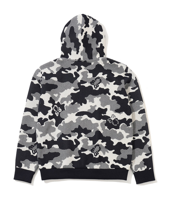 Mercury Camo Jacquard Knit Hoodie | MEN