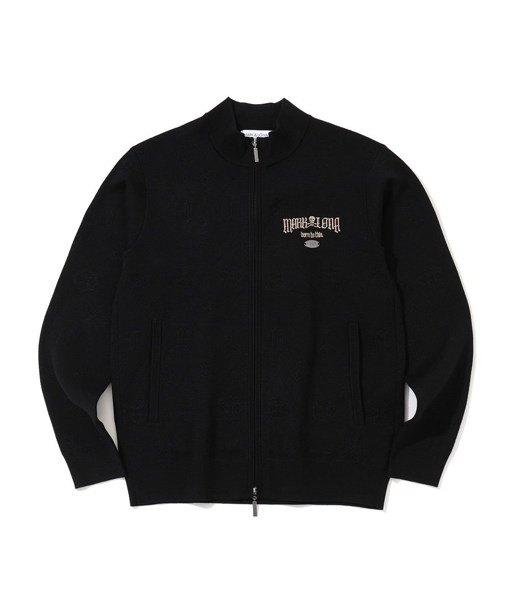 Fractur Monogram Knit Jacket | MEN