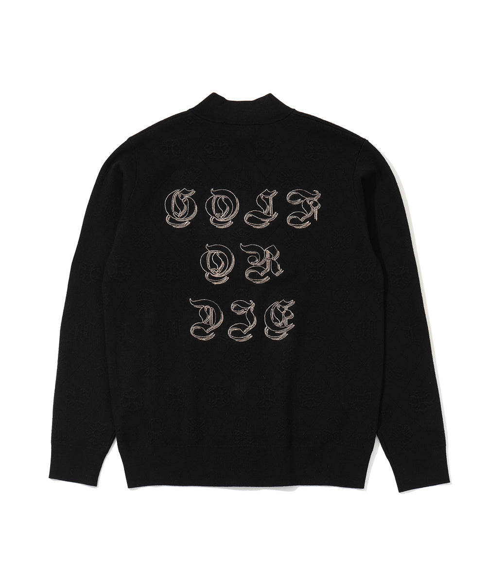 Fractur Monogram Knit Jacket | MEN