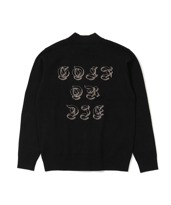 Fractur Monogram Knit Jacket | MEN