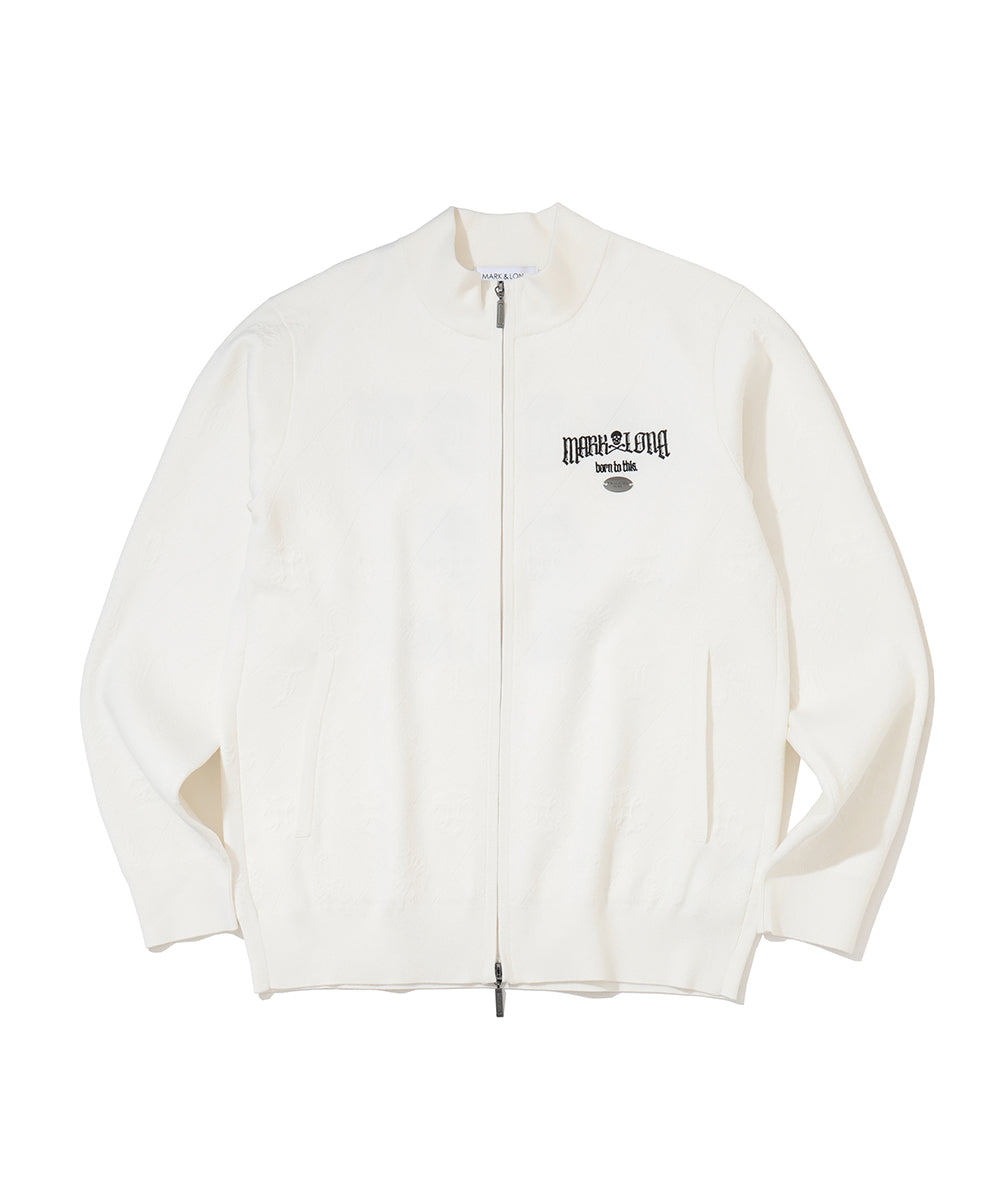 Fractur Monogram Knit Jacket | MEN