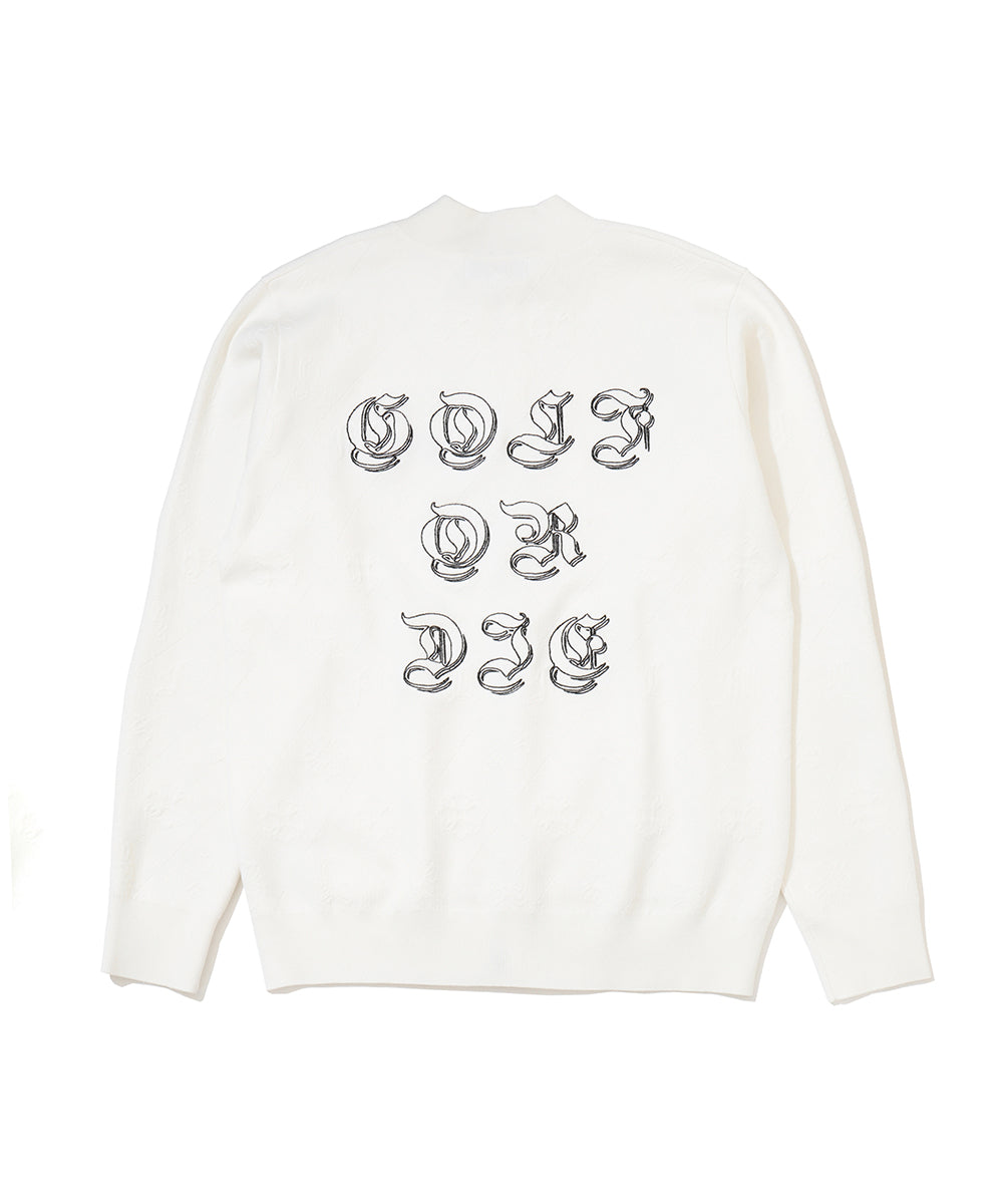 Fractur Monogram Knit Jacket | MEN