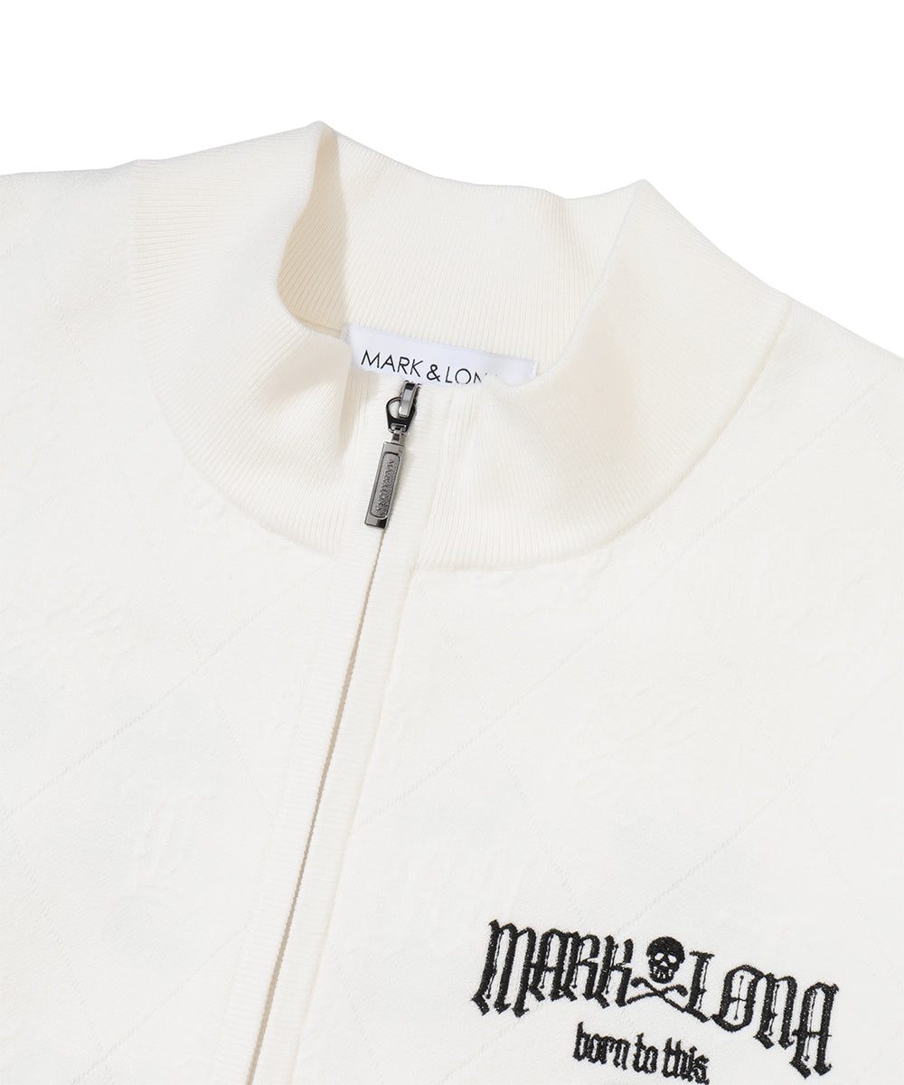 Fractur Monogram Knit Jacket | MEN